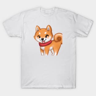 Cute Shiba Inu Drawing T-Shirt